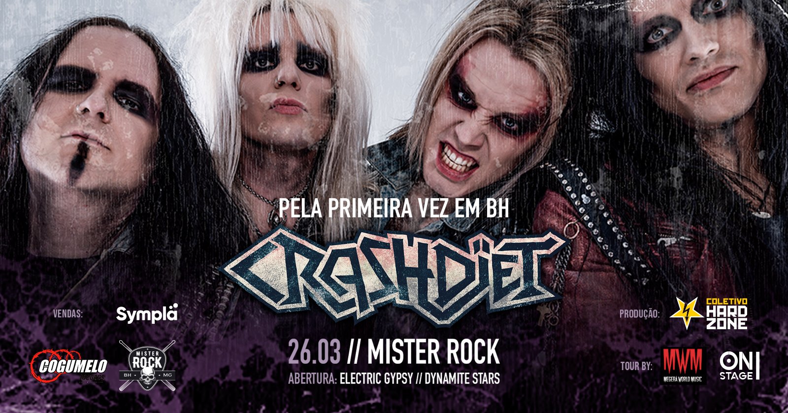 Crashdïet Latin America Tour - Belo Horizonte