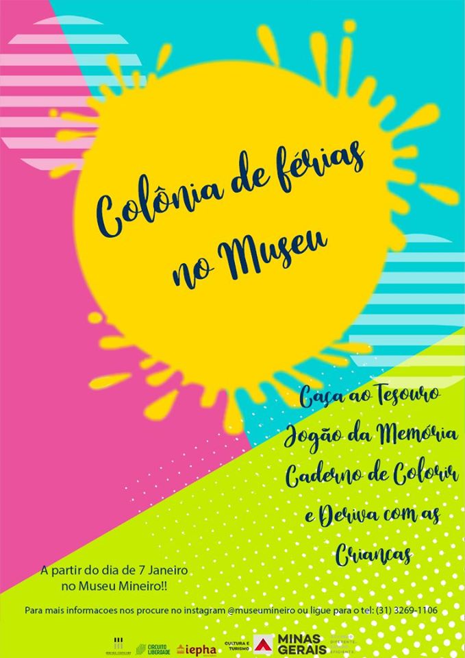 Colônia de Férias no Museu - Museu Mineiro