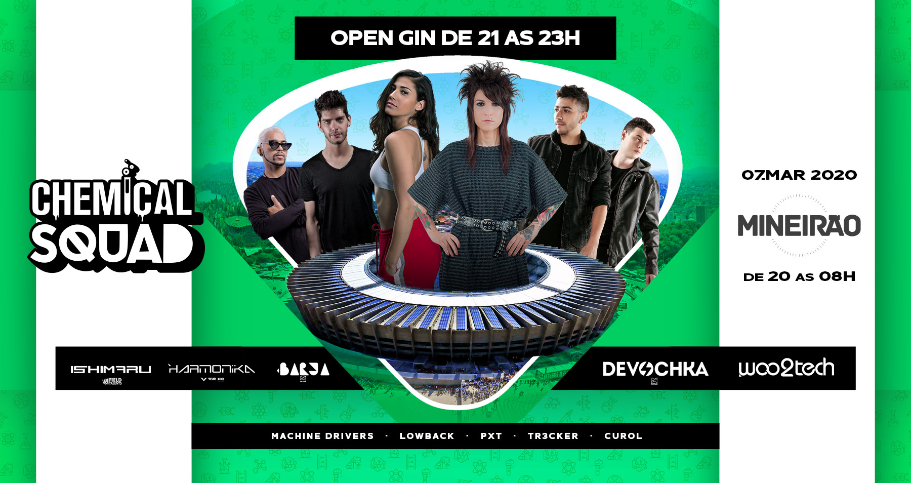 Reprodução/Evento oficial Chemical Squad - 2020