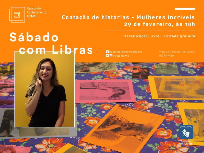 Contação de Histórias em Libras: Mulheres Incríveis
