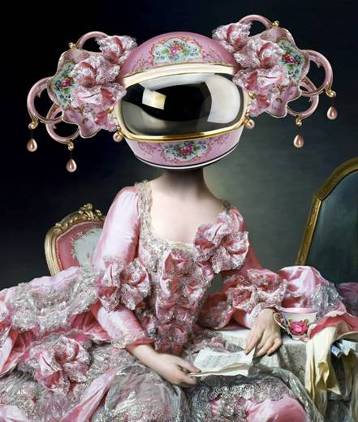 A obra “Sonho de Valsa”, do artista plástico Lúcio Carvalho