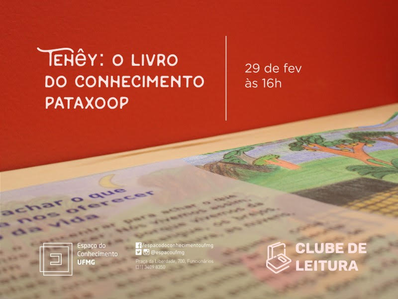Clubinho de Leitura – Tehêy: o livro do conhecimento Pataxoop