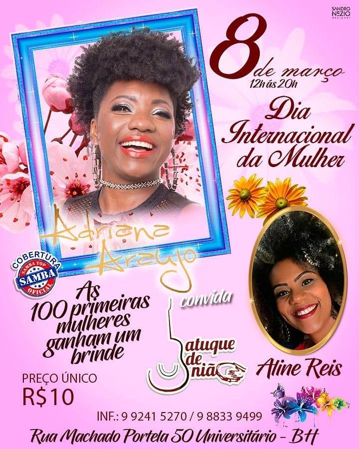 Adriana Araújo - show em homenagem ao Dia Internacional da Mulher