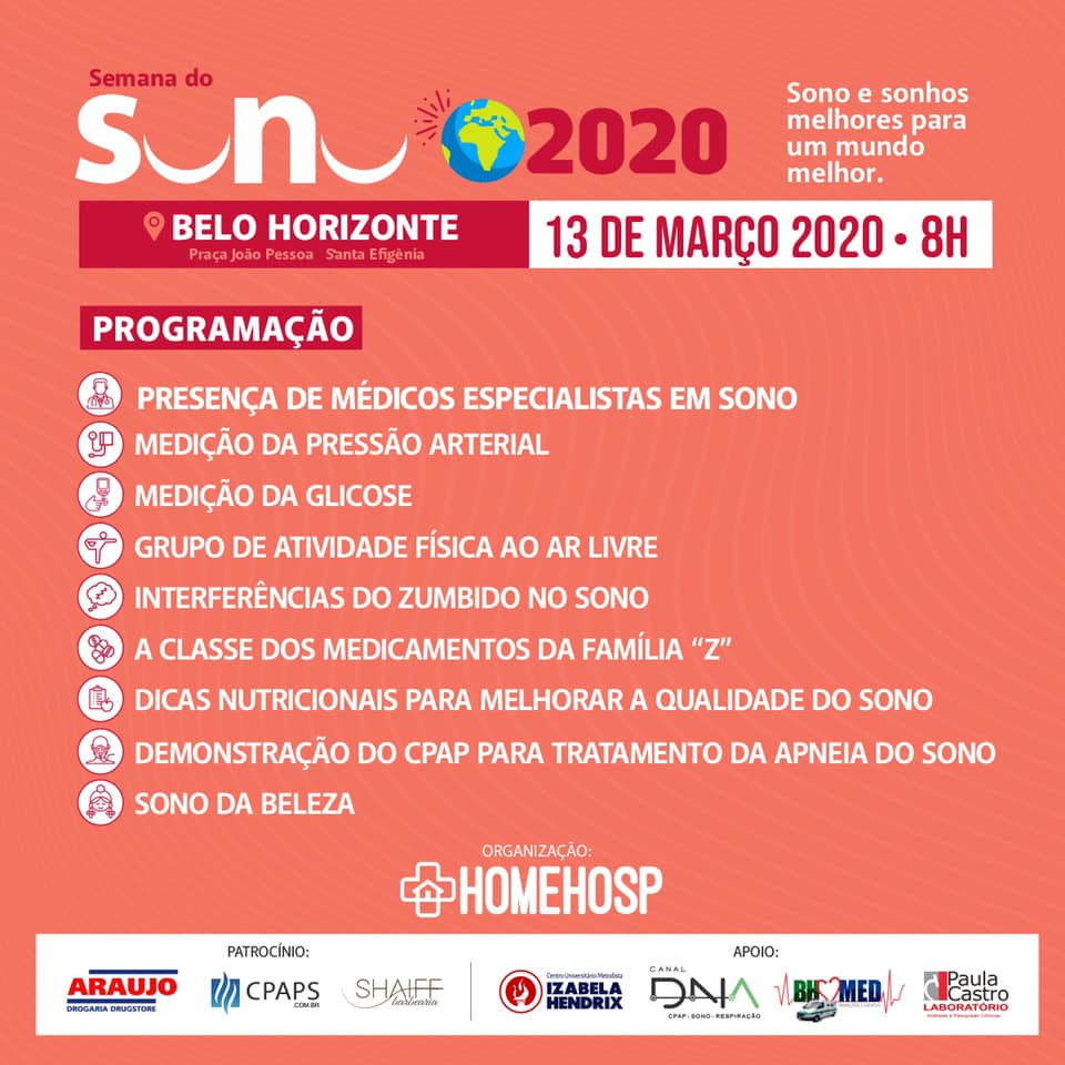 Semana do Sono 2020 – Belo Horizonte