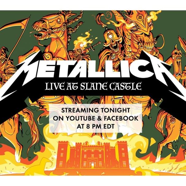 Reprodução/Instagram Lives: Metallica Mondays