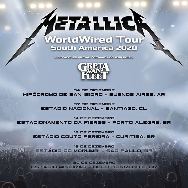 Metallica: WorldWired Tour 2020