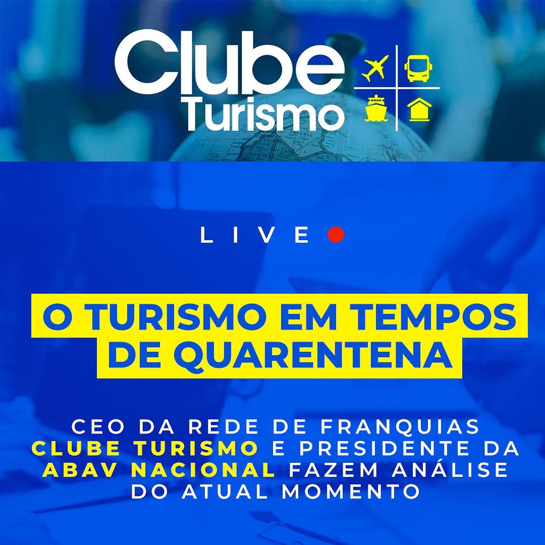 Reprodução/Instagram Live: O Turismo em tempos de quarentena