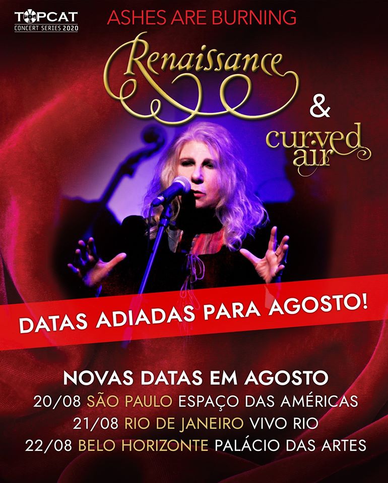 Reprodução/Evento oficial Show: RENAISSANCE e CURVED AIR