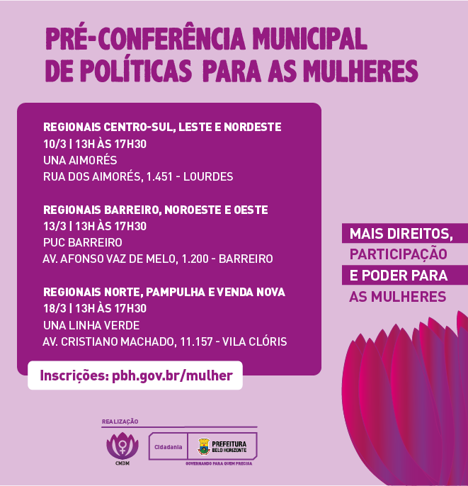 Pré-Conferência Municipal de Políticas para as Mulheres
