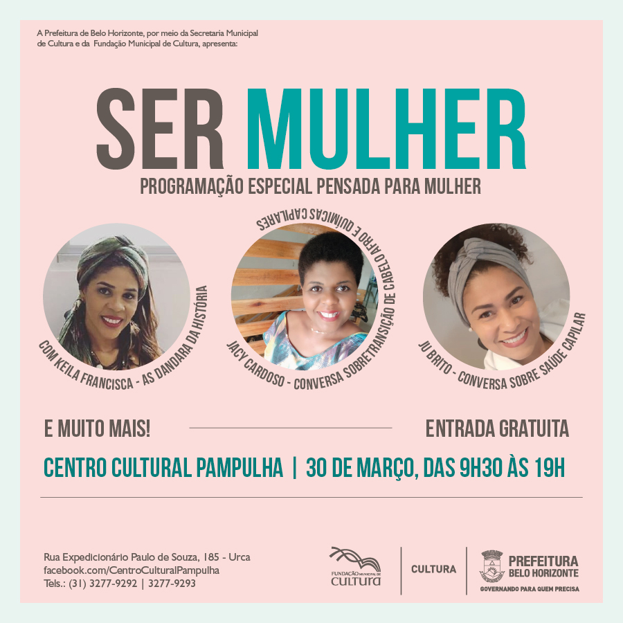 Arte de divulgação Ser Mulher