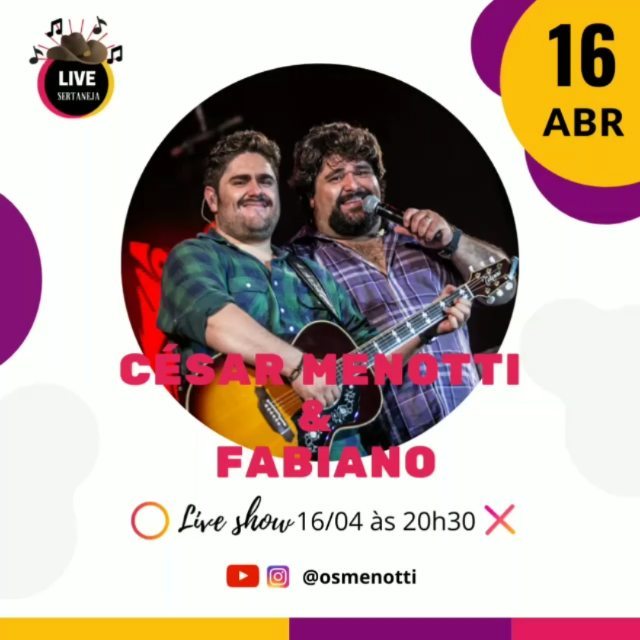 Live: Os Menotti - César Menotti e Fabiano