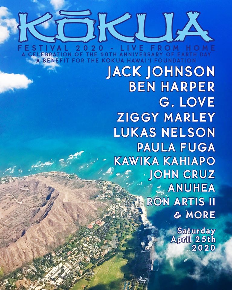 Reprodução/Facebook Kokua Festival Live: Kokua Festival 2020