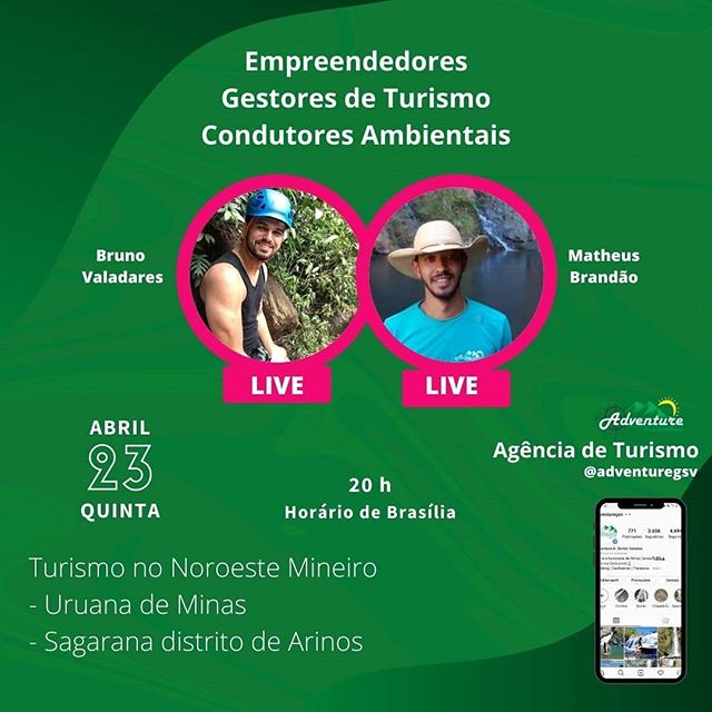 Reprodução/Instagram Live: Turismo em Uruana de Minas e Sagarana