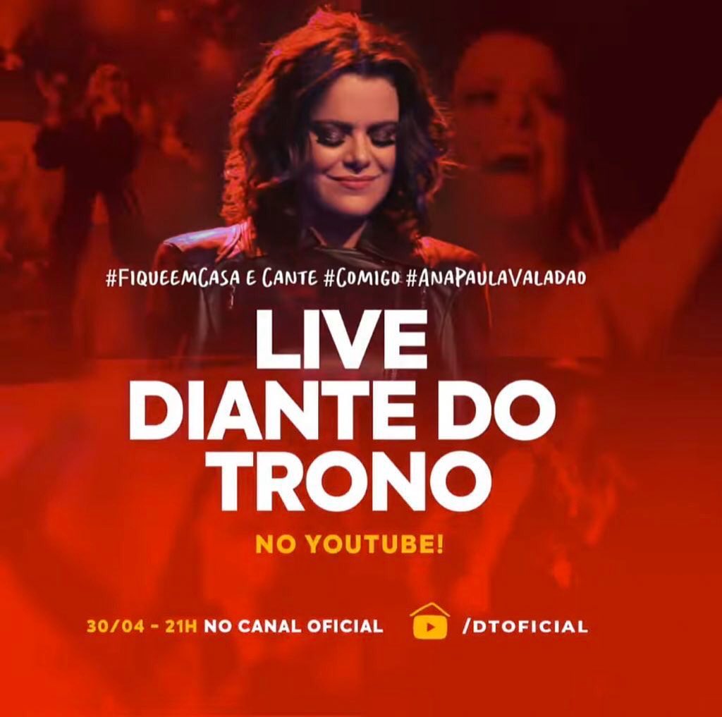 Reprodução/Instagram Live: Diante do trono
