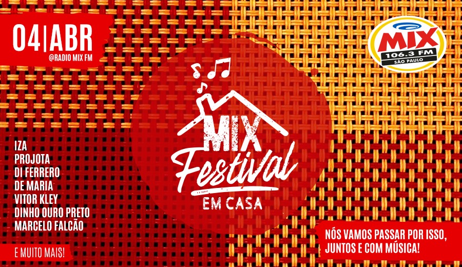 Reprodução/Instagram #MixFestivalEmCasa