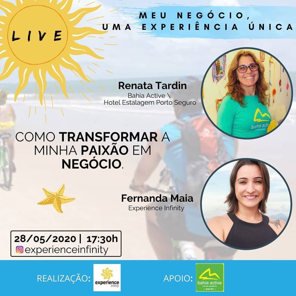 Reprodução/Facebook Experience Infinity Live: Como transformar a minha paixão em negócio? - Experience Infinity