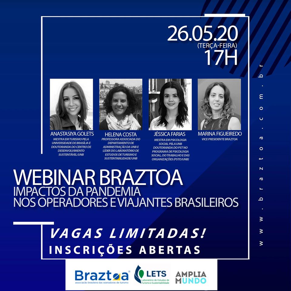 Webinar: Impactos da pandemia nos operadores e viajantes brasileiros - Braztoa