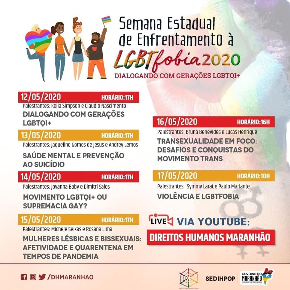 Lives: Semana Estadual de Enfrentamento à LGBTfobia