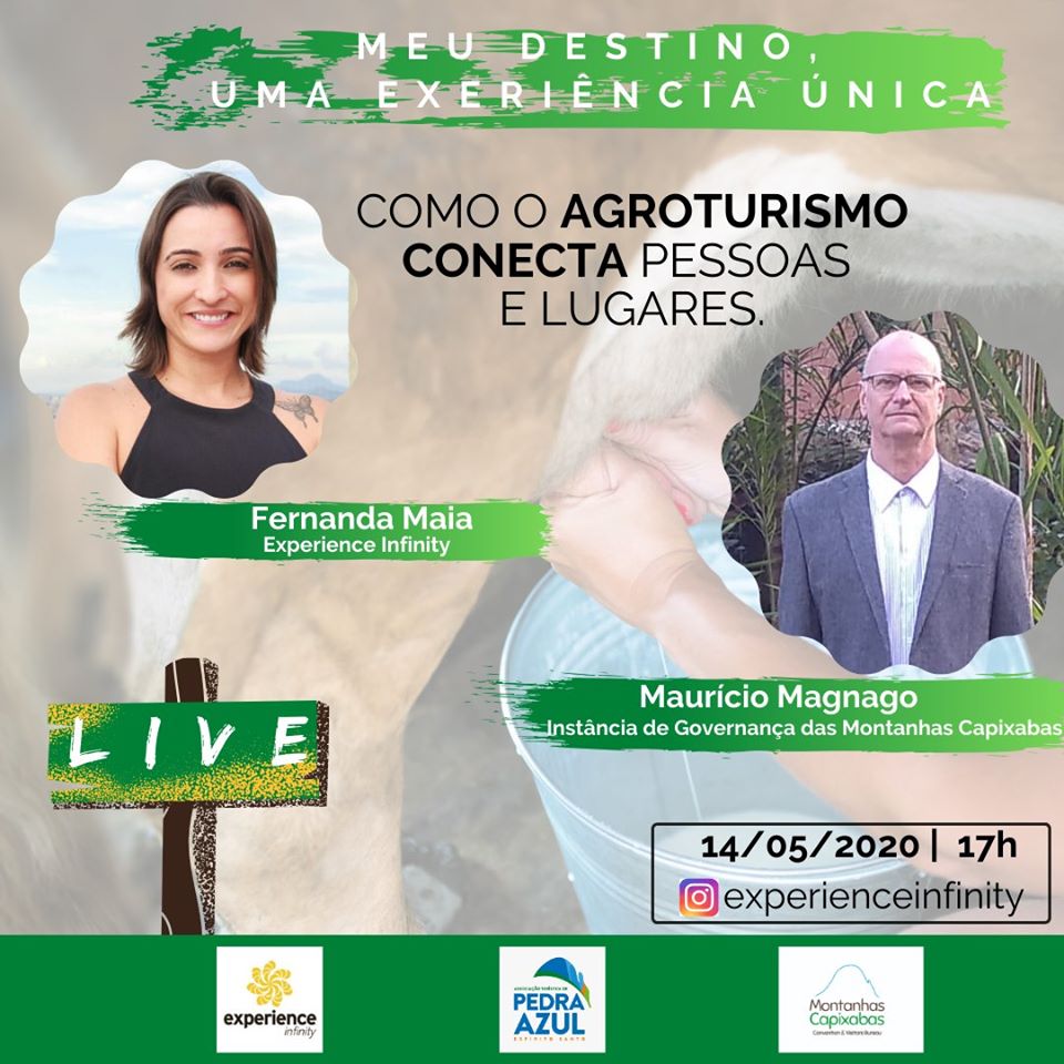 Reprodução/Facebook Experience Infinity Live: Como o Agroturismo conecta pessoas e lugares - Experience Infinity