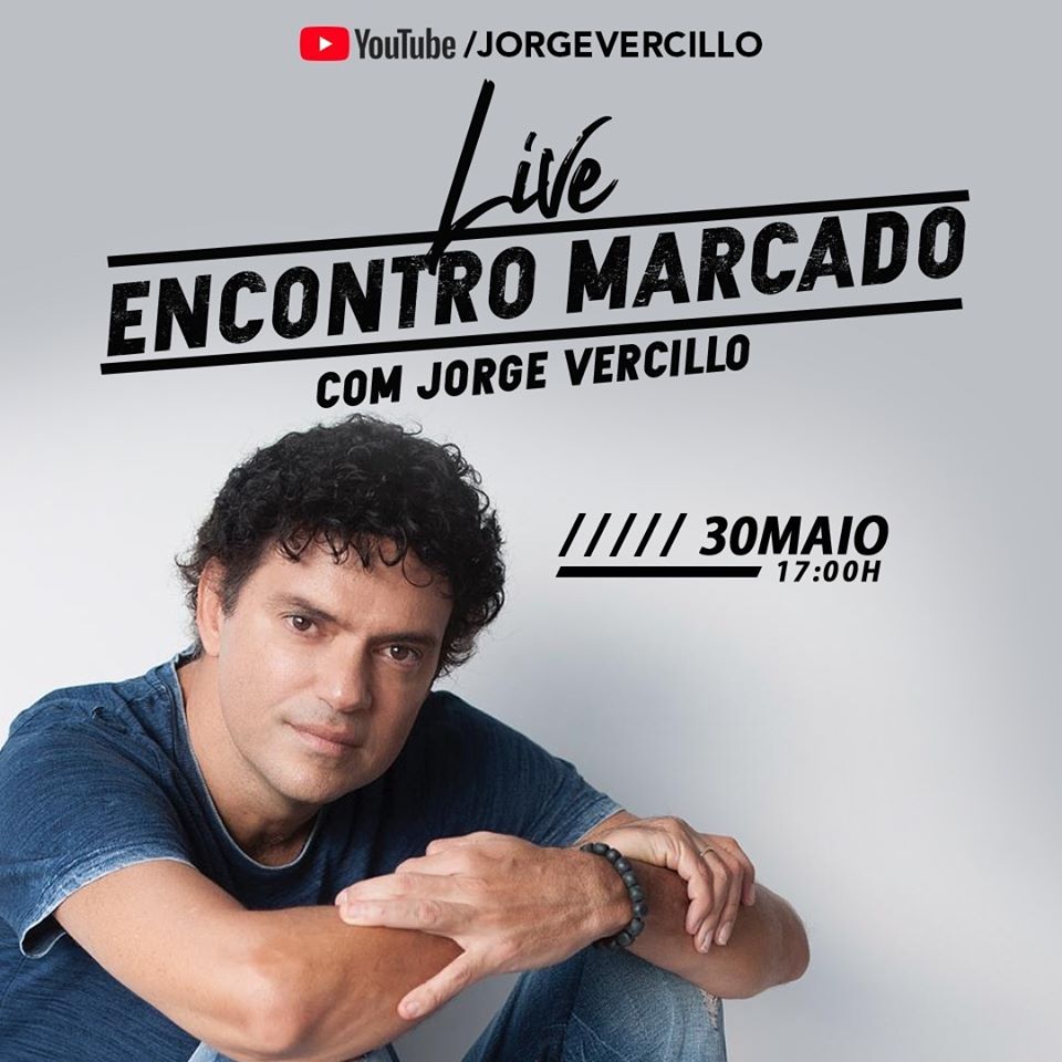 Divulgação/Facebook Jorge Vercillo Oficial Live: Encontro Marcado com Jorge Vercillo