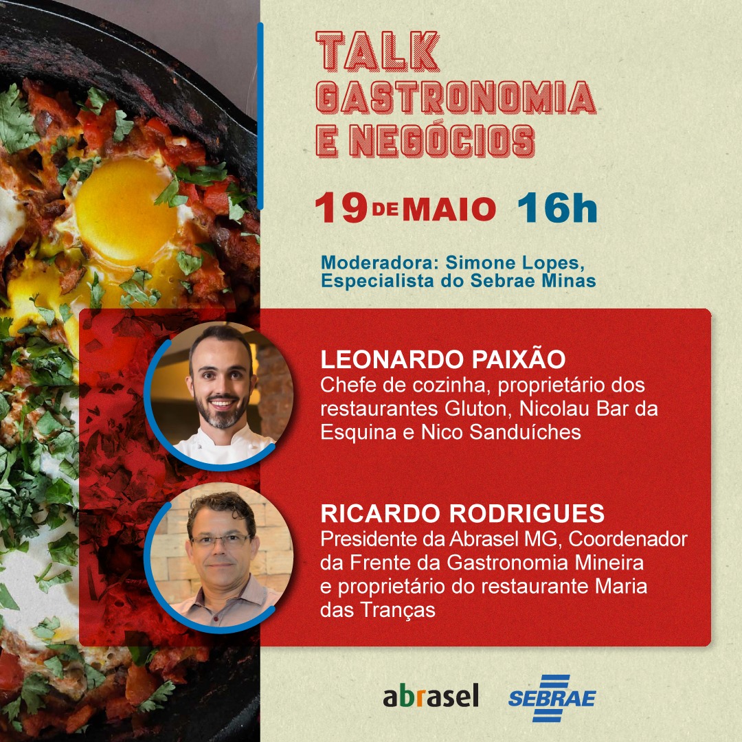 Live: Talk, Gastronomia e Negócios
