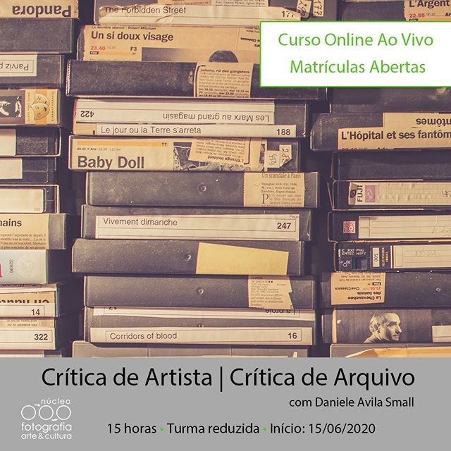 Curso: "Crítica de Artista | Crítica de Arquivo”