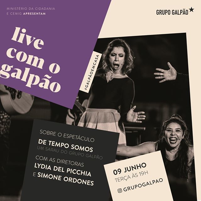 Reprodução/Instagram Live com o Galpão - Grupo Galpão