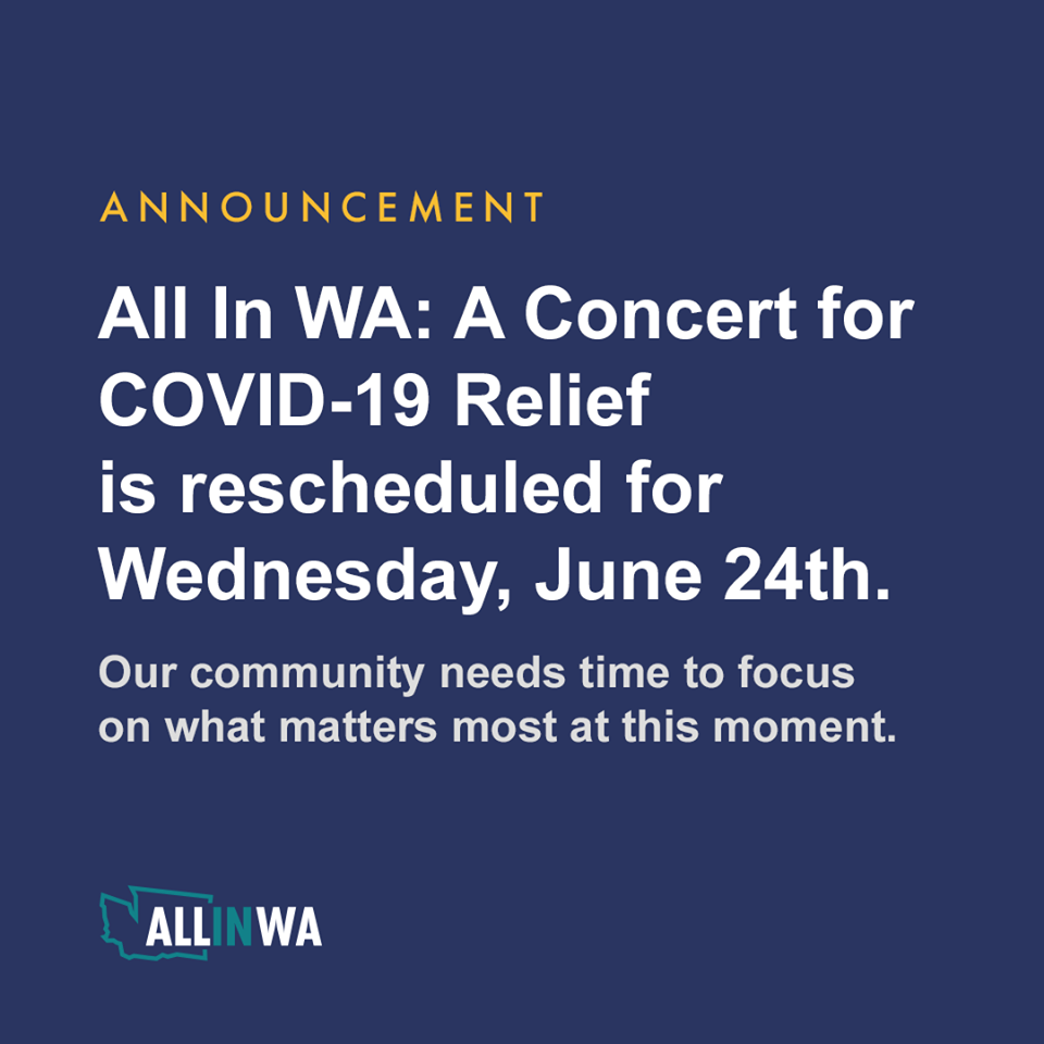 All in WA: A Concert for COVID-19 Relief