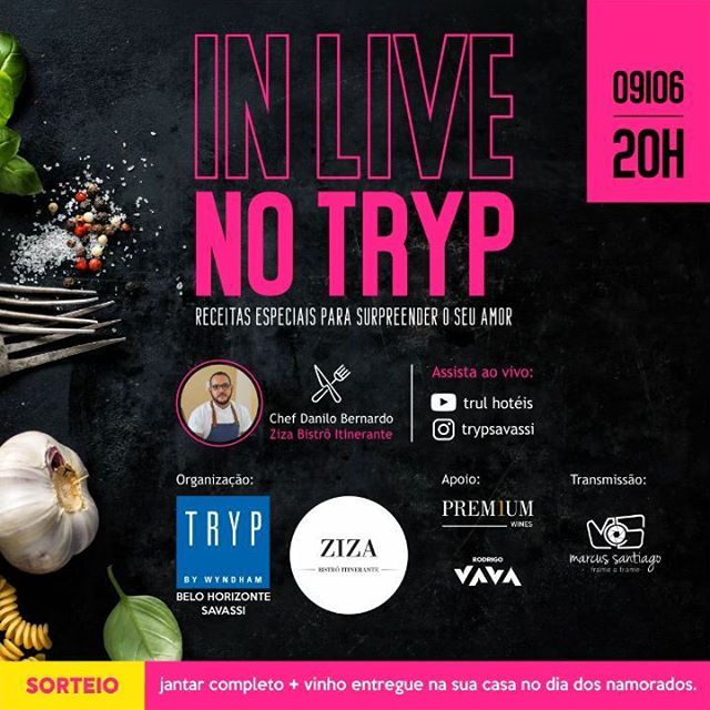 Reprodução/Instagram In Live In Love No Tryp