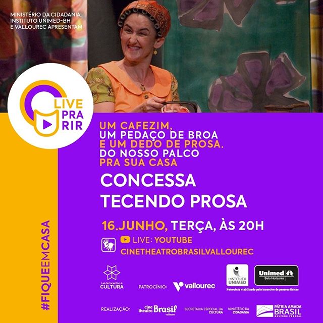 Live pra Rir: Concessa "Tecendo Prosa"