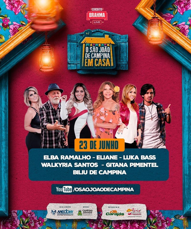 Reprodução/Instagram Live: O São João de Campina em Casa