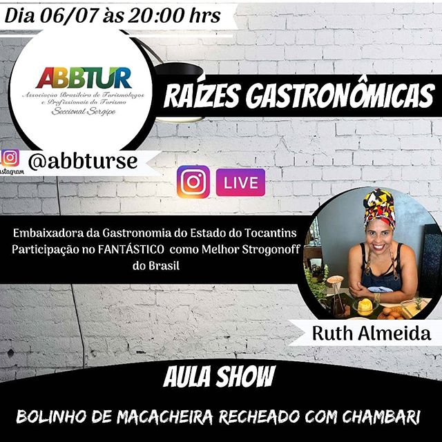 Reprodução/Instagram Lives: ABBTUR-SE