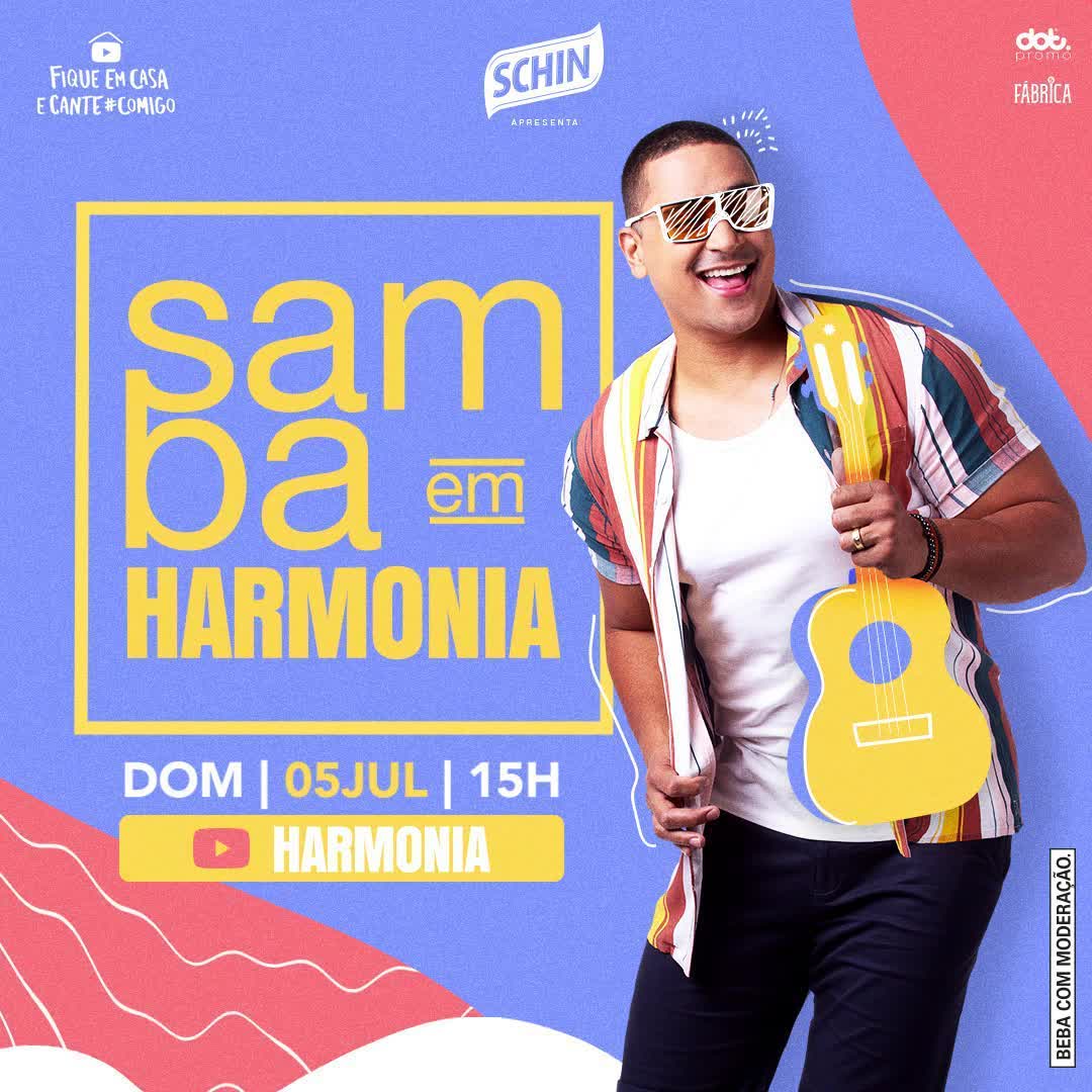 Divulgação/Instagram Harmonia do Samba Live: Samba em Harmonia