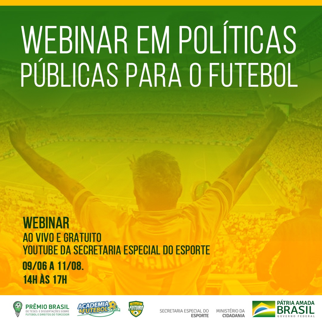 Webinar em Políticas públicas para o futebol
