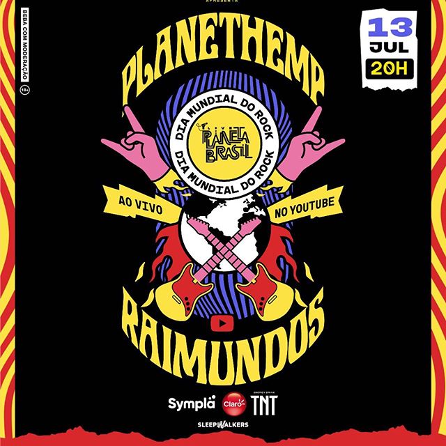 Reprodução/Instagram Dia Mundial do Rock - Raimundos e Planet Hemp