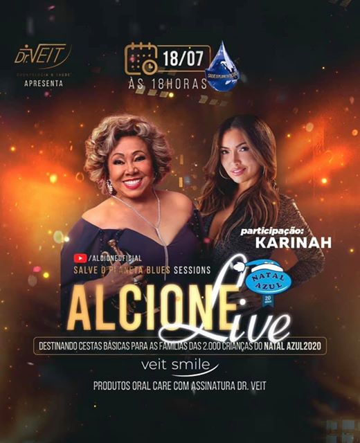 Divulgação/Facebook Salve o Planeta Blues - Alcione