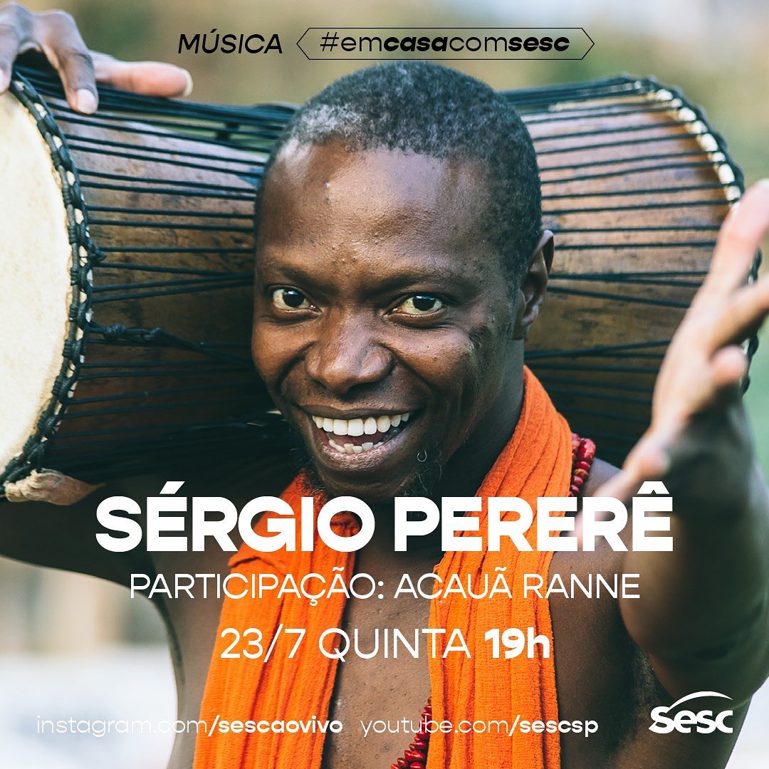 Divulgação/Instagram Sesc São Paulo Live: Sérgio Pererê