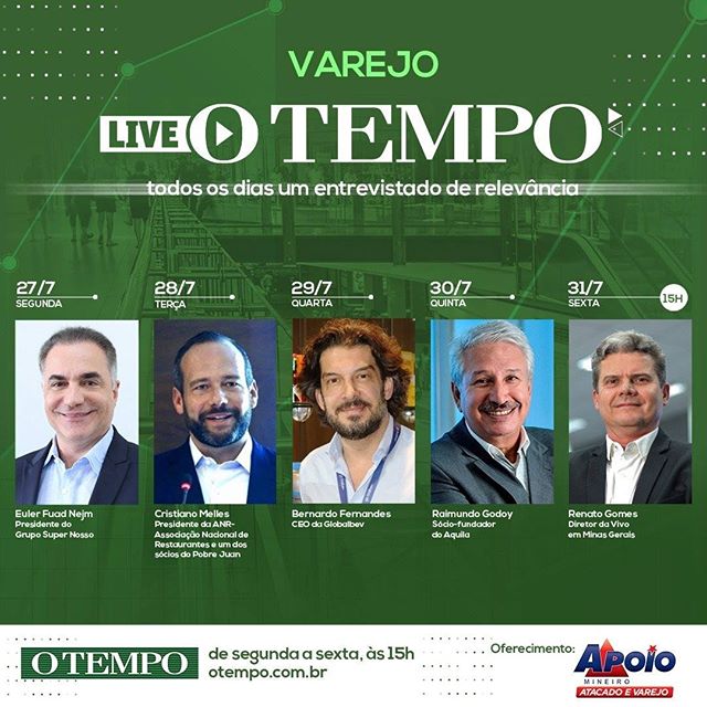 Lives do "O Tempo" - Tema Varejo