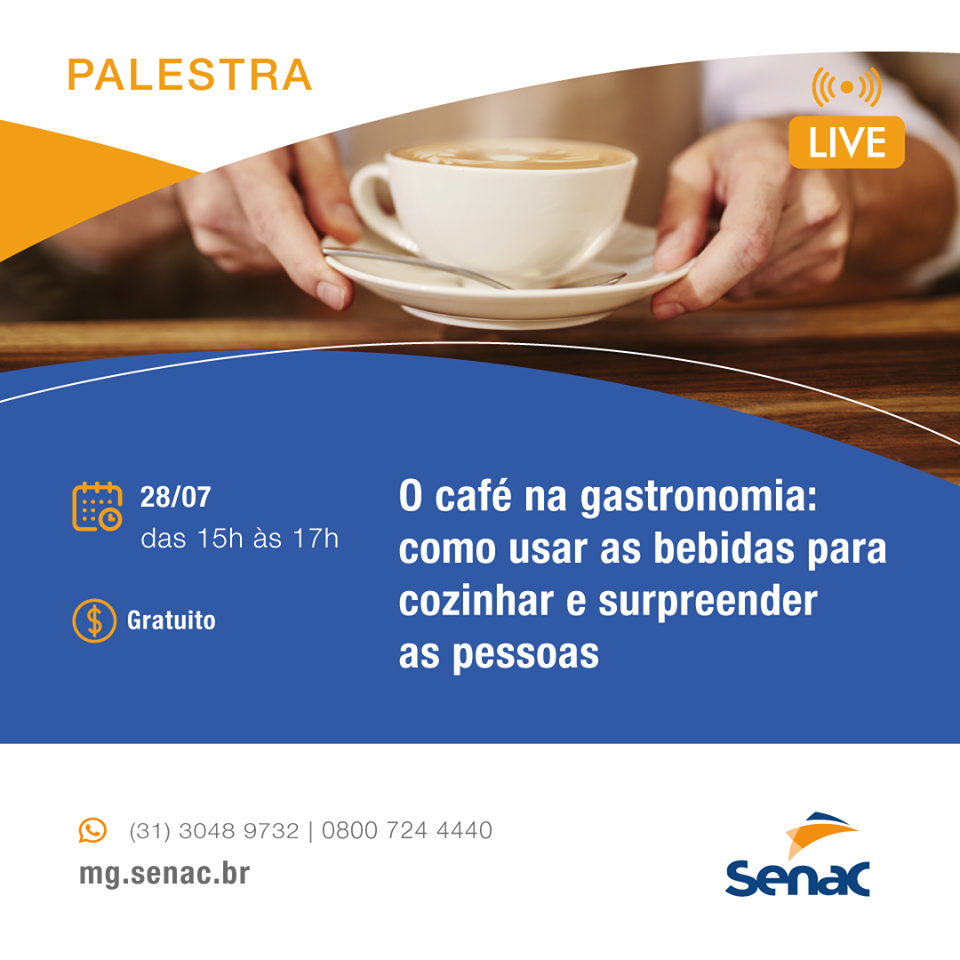 Live: O Café na Gastronomia - Senac Minas