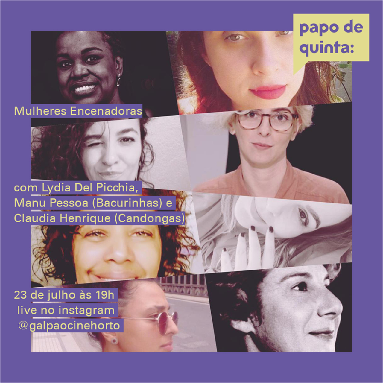 Live: Papo de Quinta - Galpão Cine Horto