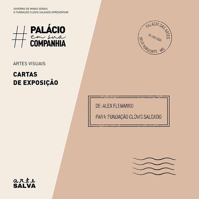 Reprodução/Instagram “Cartas de Exposição” #Palácio em Sua Companhia - FCS