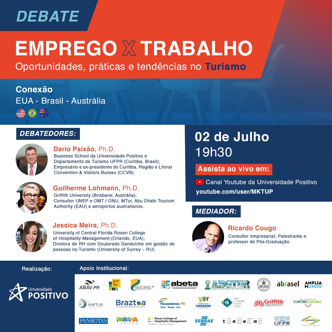 Debate: Oportunidades, práticas e tendências no Turismo