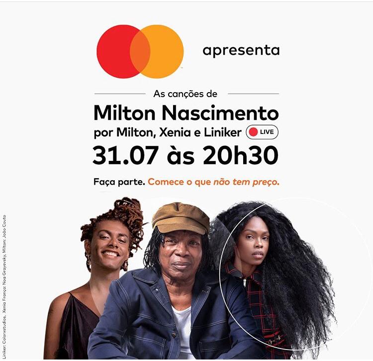 Live: Milton Nascimento por Milton, Xenia e Liniker