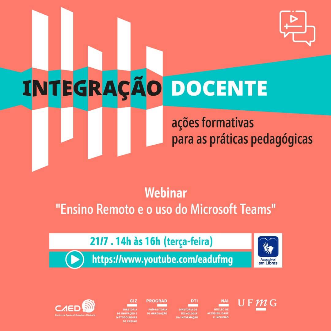 Webinar: Ensino Remoto e o Uso do Microsoft Teams