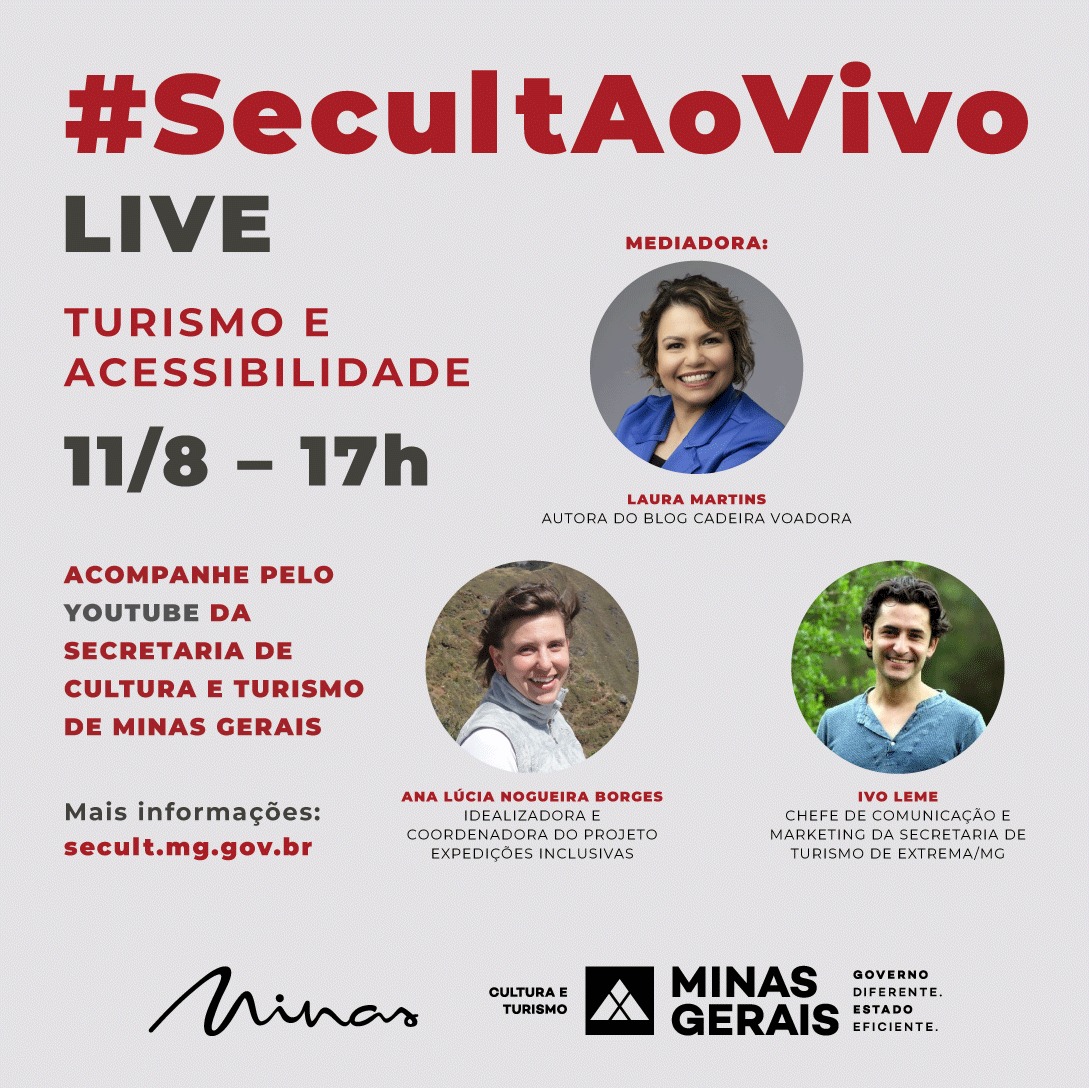 Série #SecultAoVivo - “Turismo e Acessibilidade”