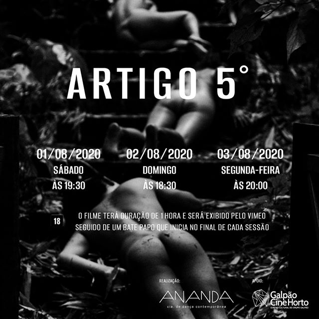 Filme: "Artigo 5°" - Cia Ananda