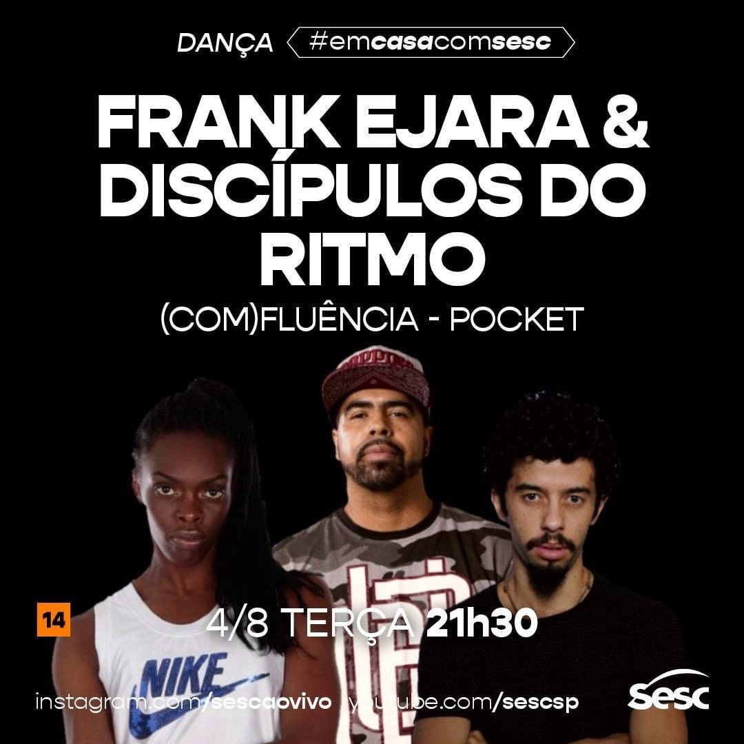 Divulgação/Instagram Sesc Ao Vivo Live: Frank Ejara & Discípulos do Ritmo #EmCasaComSesc