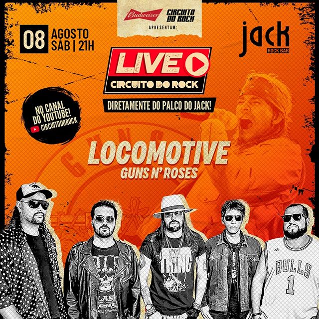 Reprodução/Instagram Live: Locomotive - Circuito do Rock