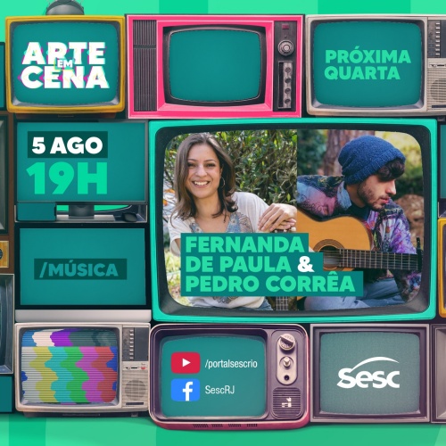 Divulgação/Instagram Sesc Rio #ArteEmCena - Fernando de Paula & Pedro Corrêa