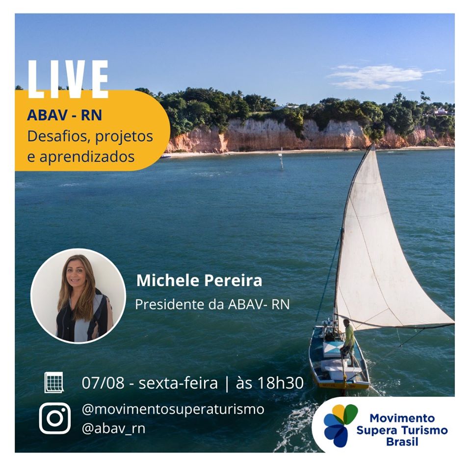Reprodução/Facebook Movimento Supera Turismo Live: Desafios, projetos e aprendizados do turismo no Rio Grande do Norte - Movimento Supera Turismo